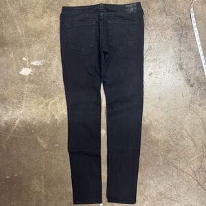True Religion Womens Jeans Size 32x32 Black Lowrise Y2K Made In USA vintage